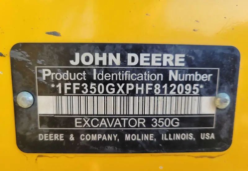 2017 John Deere 350G LC photo 103